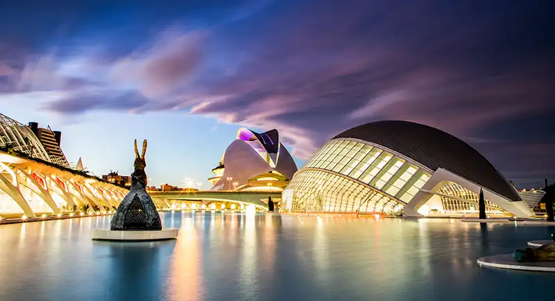 The city of the Arts and Sciences Valencia Spain