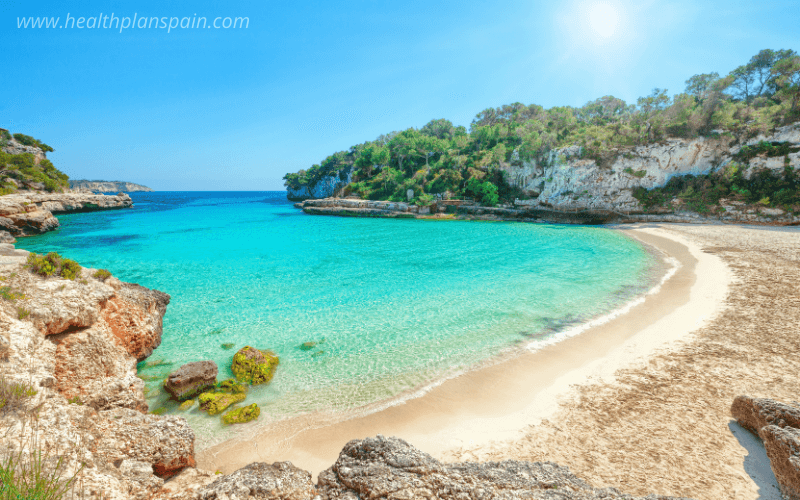 Mallorca beach scene