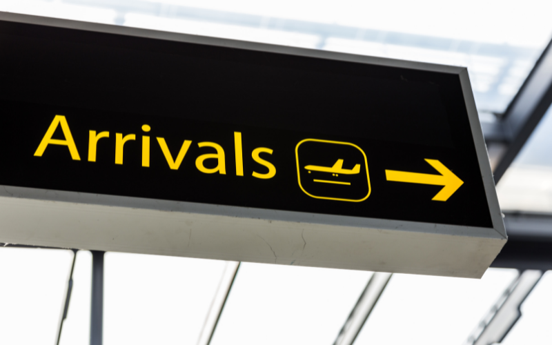 UK Airport Arrivals