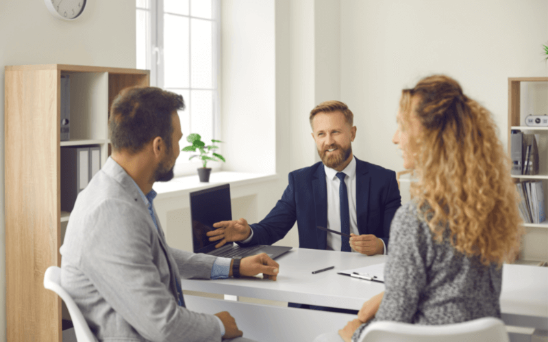 Meeting the bank manager