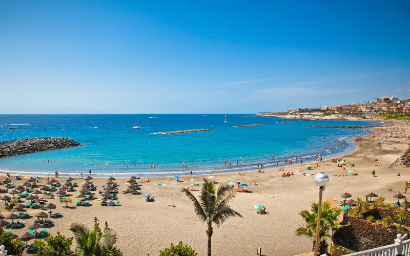 beach scene spain
