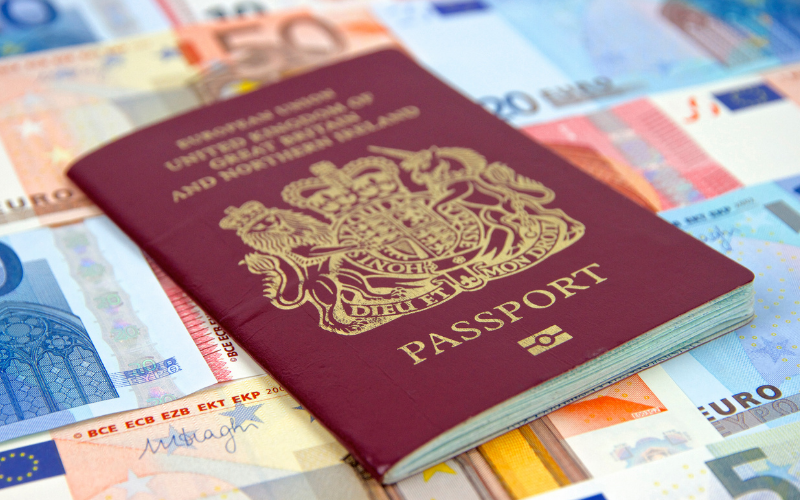 uk travel document to spain