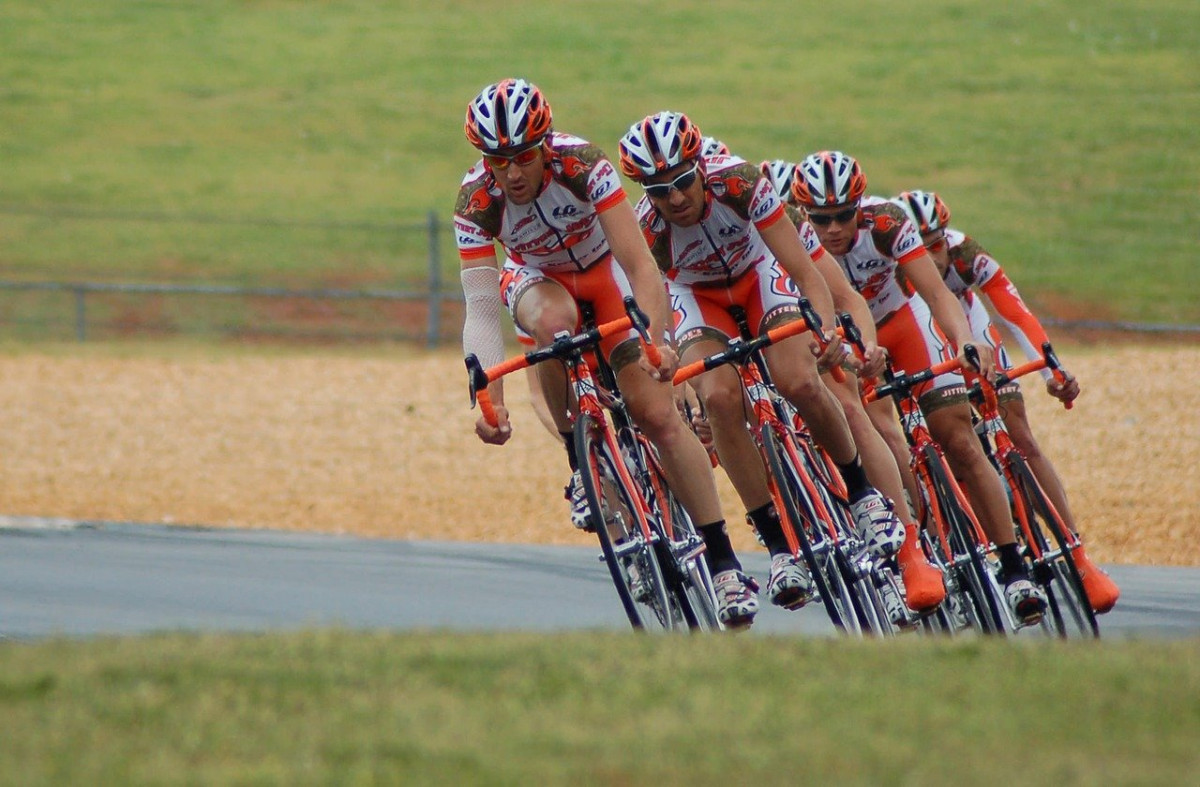 Cyclists in Spain