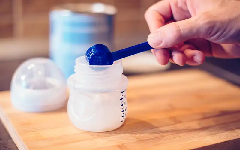 baby formula food mixing