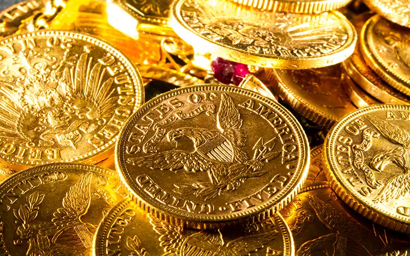 gold coins