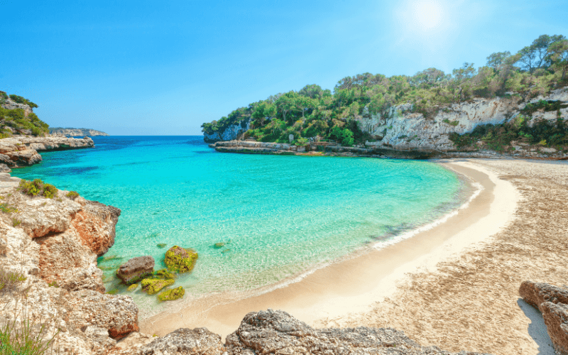 Cove in Mallorca, Spain