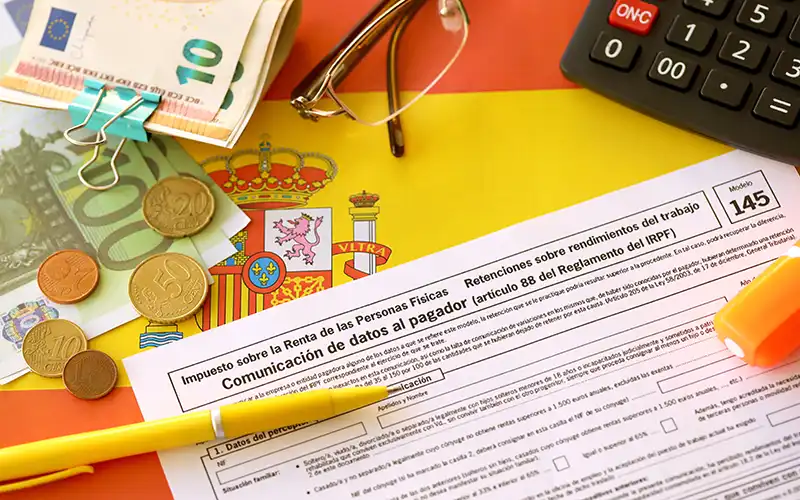 USA taxes in Spain modelo 145