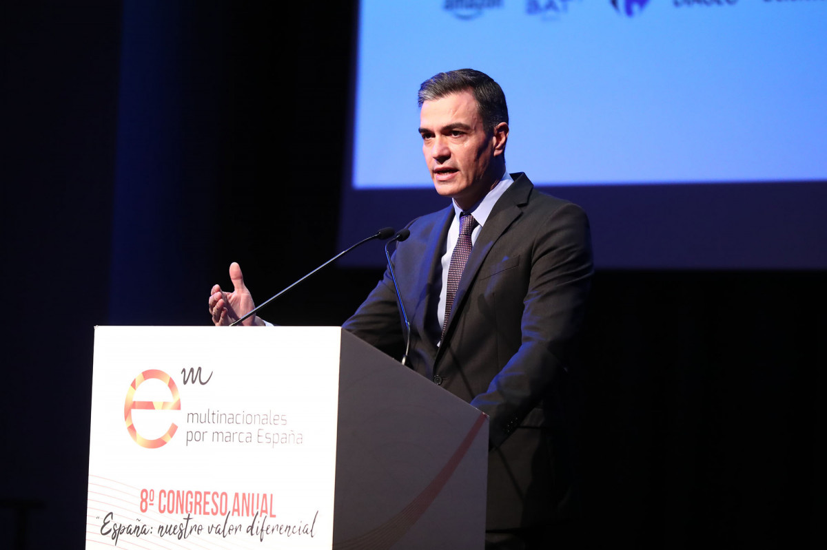 Pedro Sanchez at Marca Espana