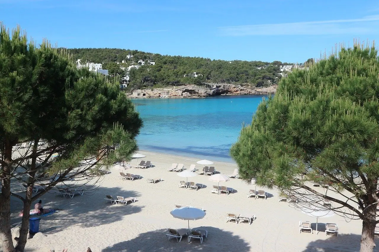 Portinatx beach in Ibiza