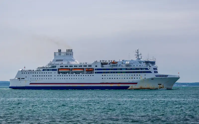 Ferry from Portsmouth, UK headed for Spain