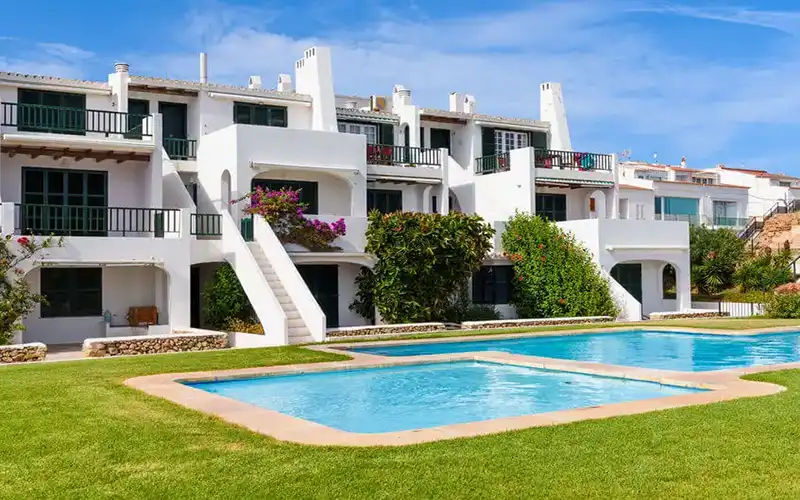 Spanish property with communal swimming pools