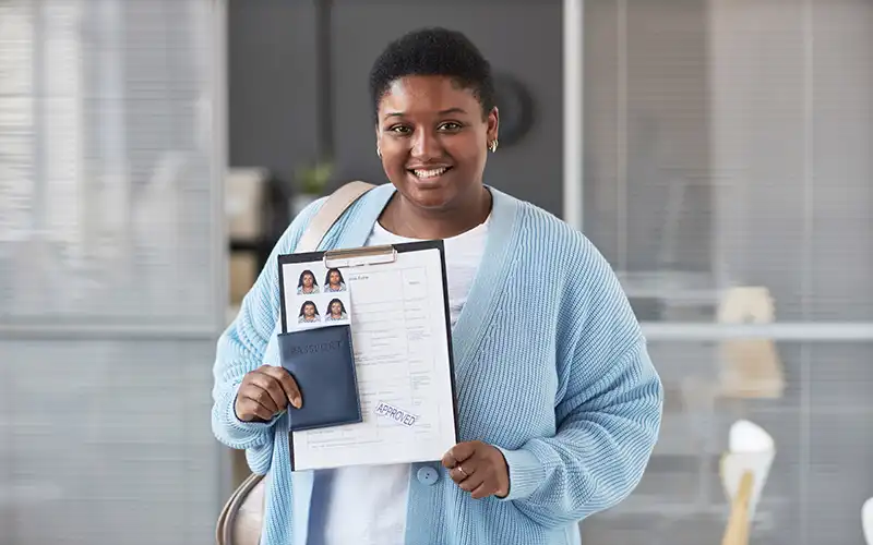African american applying for social security in Spain